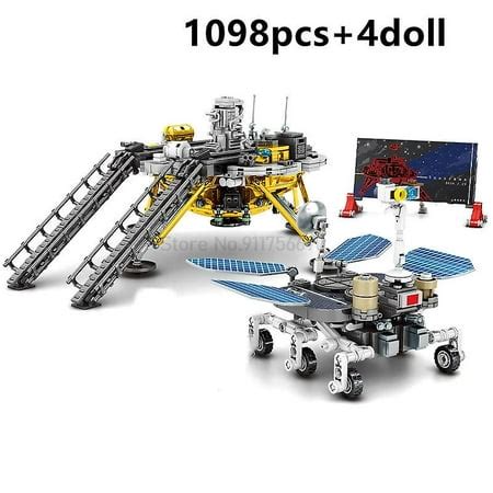 Sembo City Rockets Space Shuttle Mars Rover Model Building Blocks Assembly Bricks Stem ...