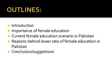 Women education in pakistan