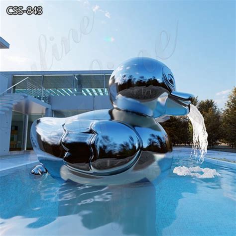 Mirror Polished Metal Duck Statue Fountain for Sale CSS-843 - YouFine ...