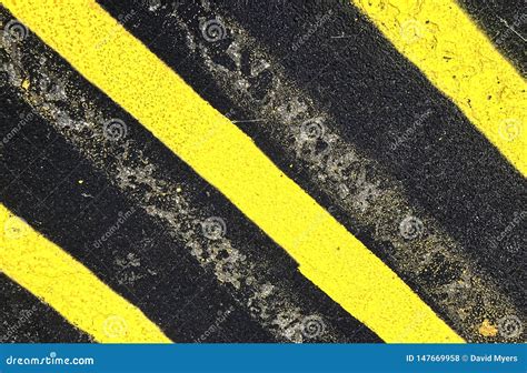 Striping On Asphalt Parking Lot Surface Stock Photo - Image of background, area: 147669958