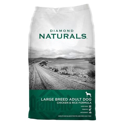 Diamond Naturals Large Breed Adult Dog Food Chicken & Rice Formula - 40 lbs