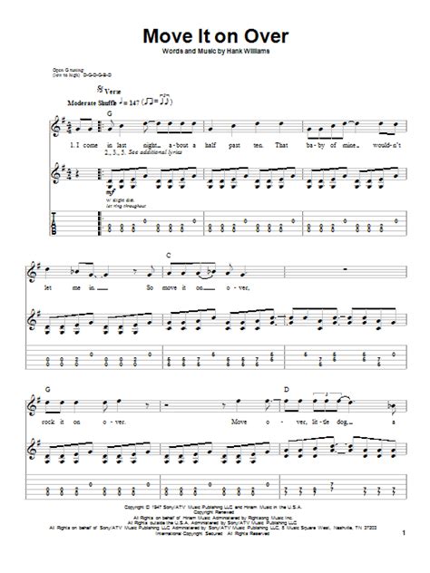 Move It On Over by George Thorogood - Guitar Tab Play-Along - Guitar Instructor