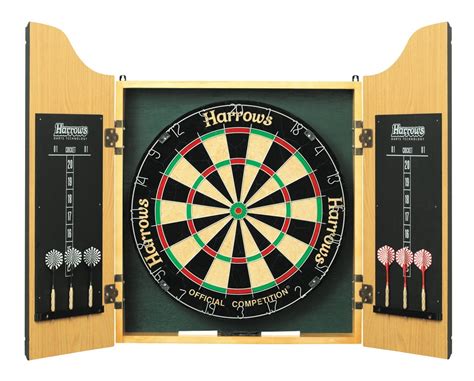 Buy Harrows Pro's Choice - Darts Board & Cabinet Set at Mighty Ape NZ