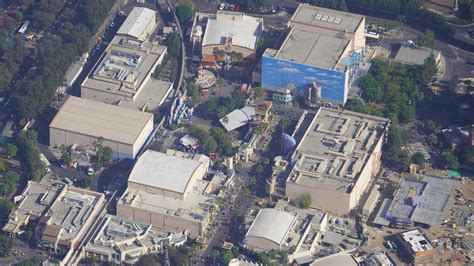 Aerial Photos of Disneyland Resort in California