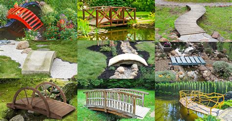 35 Garden Bridge Ideas for Backyard and Pond