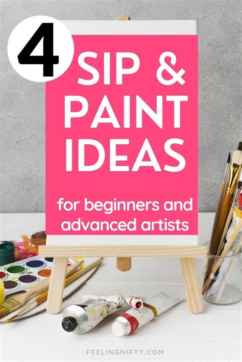 4 Amazing Sip and Paint Ideas (Beginner and Advanced) | Paint and sip ...