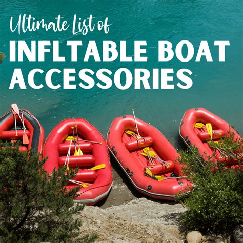 Ultimate List of Inflatable Boat Accessories | SwagGrabber