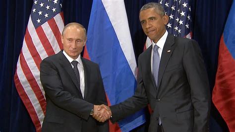 Obama and Putin Share a Handshake for the Cameras - NBC News