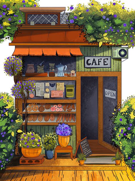 Japanese style Cafe inspired by Angela Hao on Behance