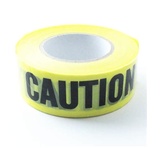 Yellow CAUTION Hazard Safety Warning Tape Roll, Construction, Maintenance Sites | eBay