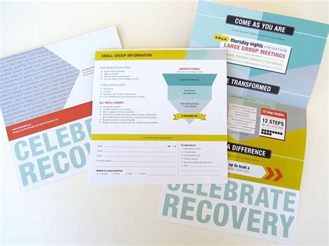 Celebrate Recovery Brochure on Behance | Celebrate recovery, Brochure, Love life