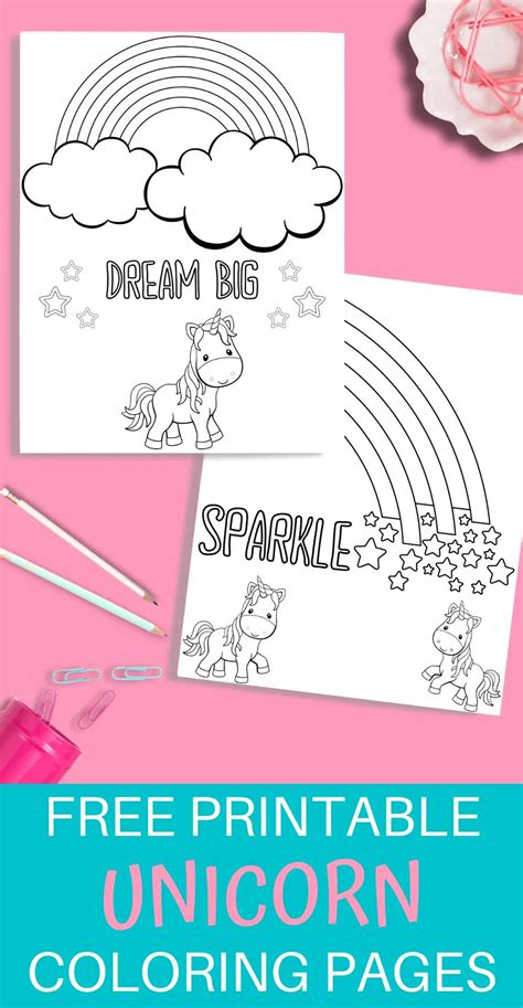magical unicorn coloring pages for kids adults free printables unicorn ...