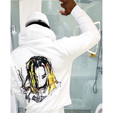 Revenge x Lil Durk Painting Collaboration Graffiti Hoodie | 蝦皮購物