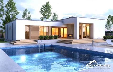 One Storey House Design with Swimming Pool - House And Decors | Evler