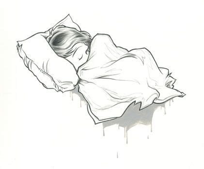 Couple Sleeping Drawing