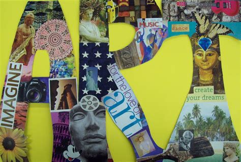 my artful nest: word collage