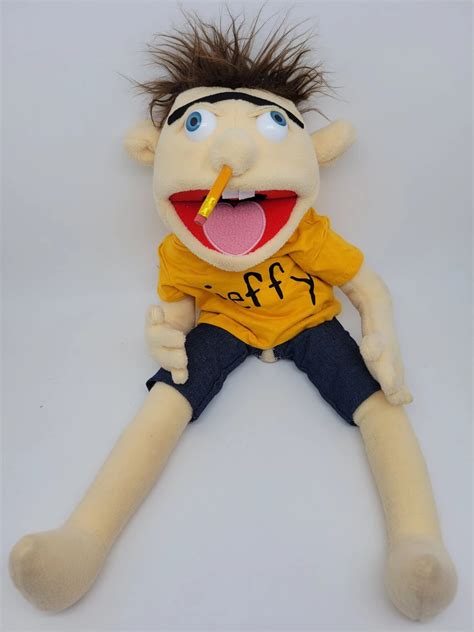 Jeffy Puppet Authentic Sml Merch Full Size Genuine Super Mario Logan - Movies & Tv - AliExpress