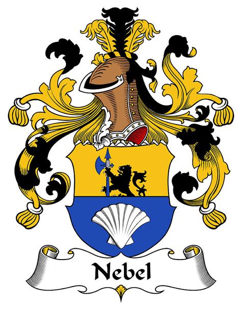 Nebel Coat of Arms German Digital Art by Heraldry - Pixels