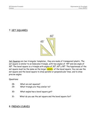 Drawing instruments | PDF