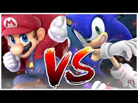 Super Smash Bros Ultimate - MARIO VS SONIC - YouTube