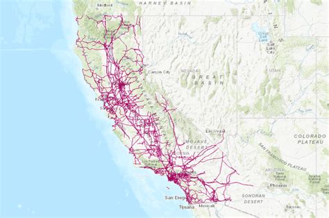 California Electric Transmission Lines (2022) | Data Basin