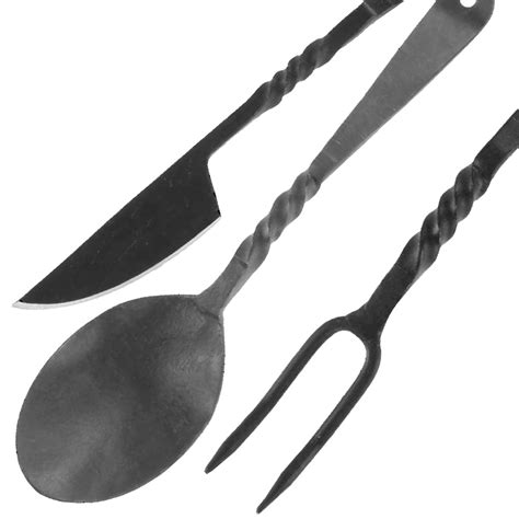 Forged Blacksmith Medieval Dining Hall Eating Utensils NN2-PK1517 - Din