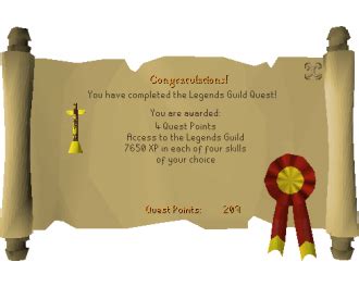 Legends' Quest Guide OSRS - Old School Runescape Guides