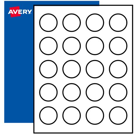 Clear Printable Round Labels - Label Printable