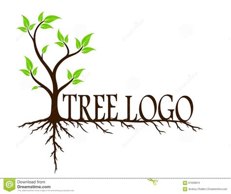 tree roots logo | Green Tree With Roots. Stock Vector - Image: 67939813 | Roots logo, Tree roots ...