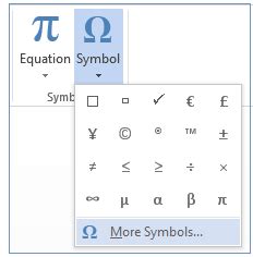 How do you insert degree symbol in word using insert - lasopascuba