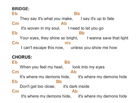 DEMONS – IMAGINE DRAGONS PIANO CHORDS & Lyrics – Bitesize Piano