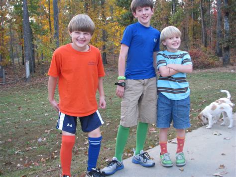 THE WILSON CREW: Crazy sock day!