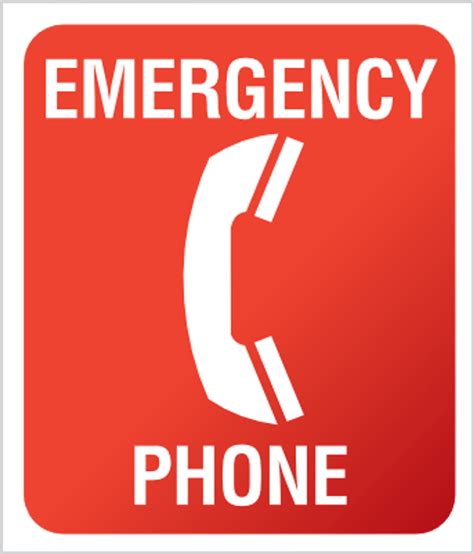 Emergency Phone Sign