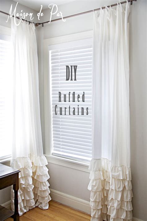 Ruffled Curtains - Maison de Pax