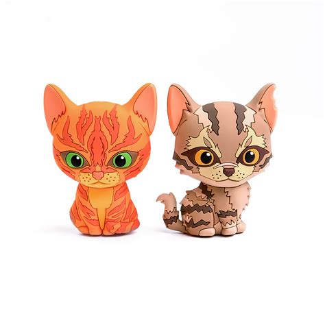 Firestar & Leafstar – Mini Collector Figures - Warrior Cats Store - UK