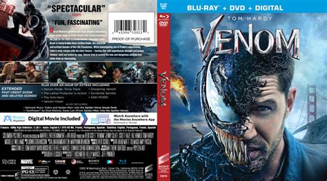 Venom (2018) R1 Custom Blu-Ray Cover - DVDcover.Com