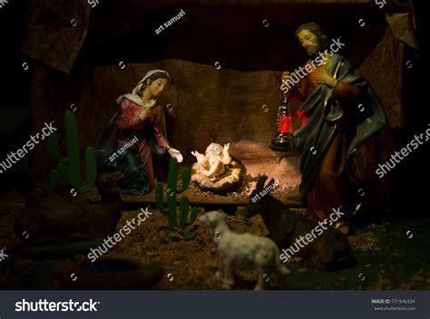 Birth Jesus Nativity Scene Stock Photo 771546334 | Shutterstock