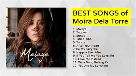 BEST SONGS OF MOIRA DELA TORRE | NONSTOP - YouTube