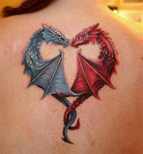 Fire & Ice Dragon tattoo | Tats | Pinterest | Ice, Dragon and Ice dragon