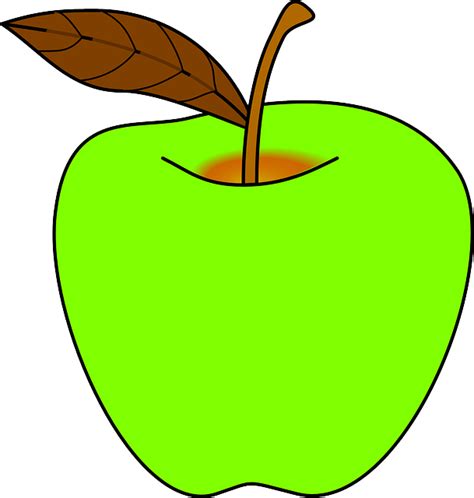 Free vector graphic: Apple, Green, Food, Fruit, Leaf - Free Image on Pixabay - 305653