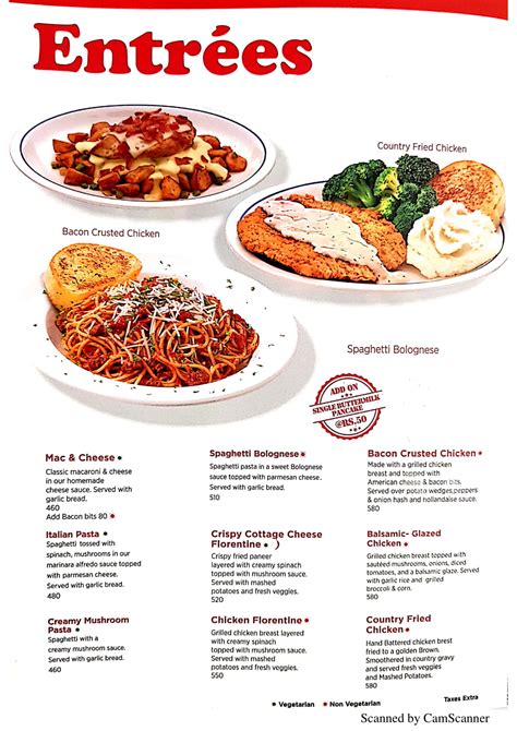 Menu of IHOP | IHOP Menu, Cyber Hub, Gurgaon- EazyDiner