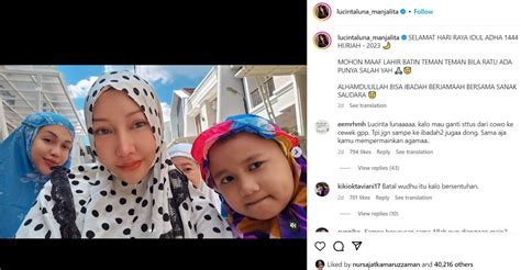 Netizen Berang! Lucinta Luna Menunaikan Solat Aidil Adha di Saf Wanita ...