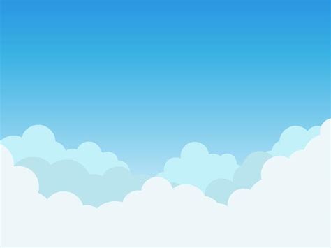 Vector illustration clouds on blue sky background 538717 Vector Art at Vecteezy