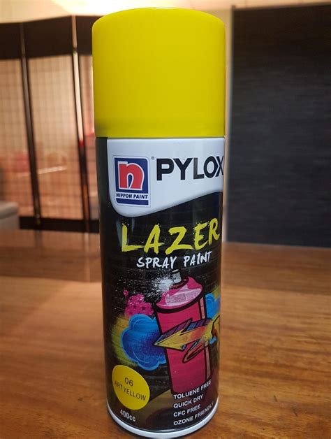 Pylox Spray Paint #06 Art Yellow | Lazada PH