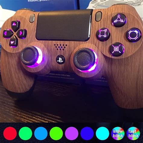 Custom PlayStation 4 Controller LED color changing buttons PS4 Controller Includes LIFETIME ...