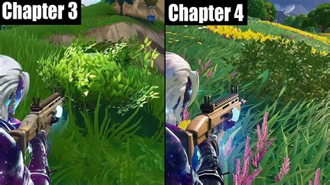 Fortnite Chapter 3 vs. Chapter 4 Graphics Comparison | PS5 - YouTube