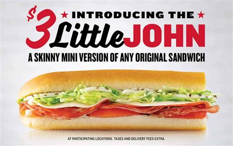 Jimmy John's offers Little John sandwich for just $3 - Living On The Cheap