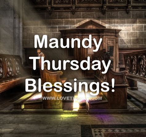 Maundy Thursday Blessings Pictures, Photos, and Images for Facebook ...