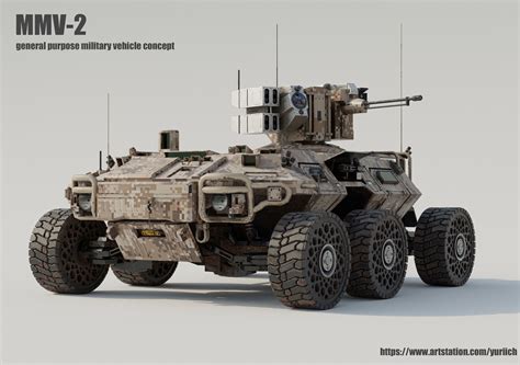 ArtStation - Sci-fi military vehicle