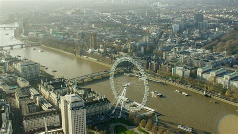 Aerial View of the London Stock Footage Video (100% Royalty-free ...